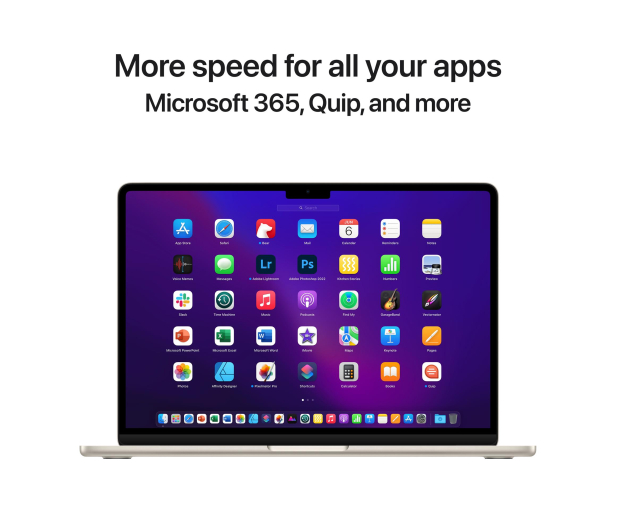 APPLE MacBook Air M2 8-core CPU/8-core GPU/256GB SSD/13,6"/Starlight MLY13ZE/A - 1047373 - zdjęcie 10